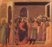 Duccio di Buoninsegna The third verloochening of Christ china oil painting artist